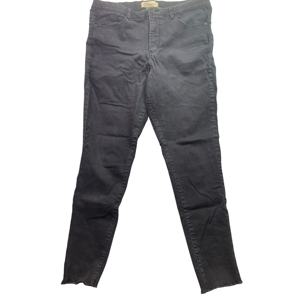 Democracy Jeans Womens 12‎ Preppy Academia Stretchy Frayed Everyday Streetwear